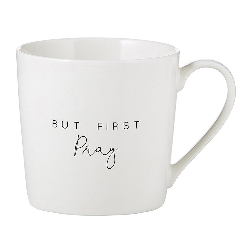Mug-Cafe-But First Pray (14 Oz)