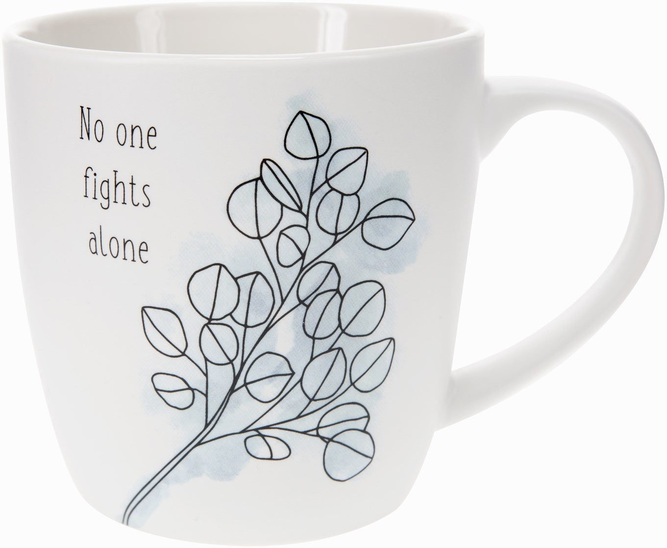 Cup w/Coaster Lid-No One Fights Alone (17 Oz)