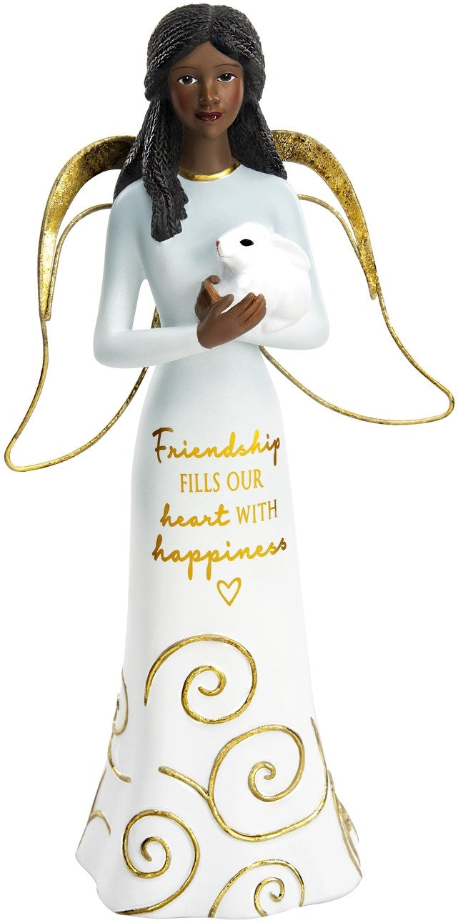 Figurine-Ebony Angel-Friends (7.5")