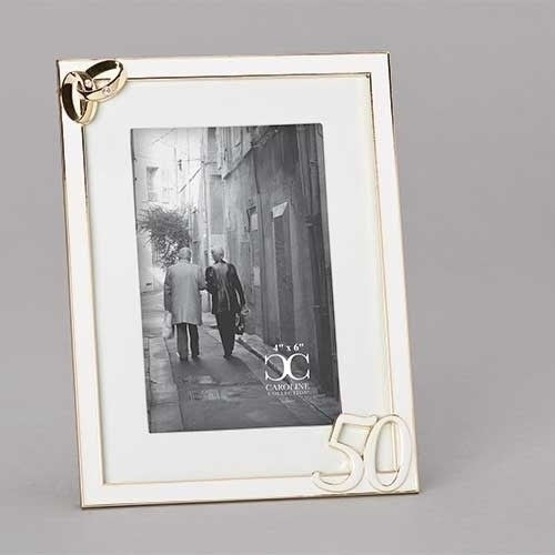 Frame-50th Anniversary-Wedding Bands (8")