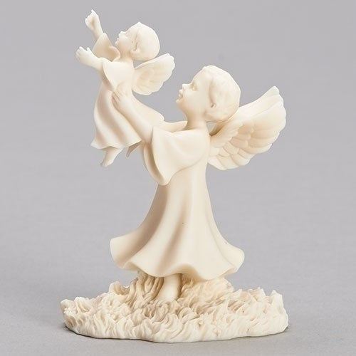 Figurine-Angels-Comfort Of Heaven Memorial (4")