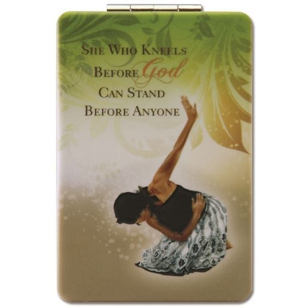 Compact Mirror-She Who Kneels