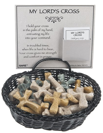 Comfort Cross-My Lord's Crosses-In A Basket (2") (24 Pieces)