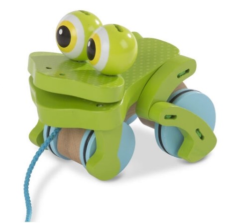 Toy-Frolicking Frog Pull Toy (18+Months)