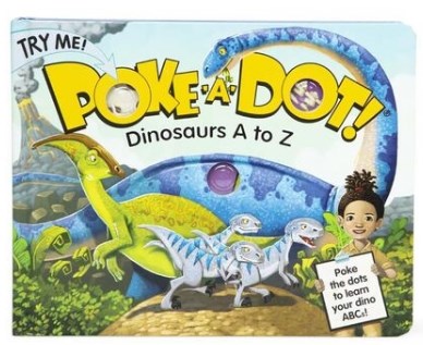 Activity Book-Poke-A-Dot: Dinosaurs A To Z (Ages 3+)