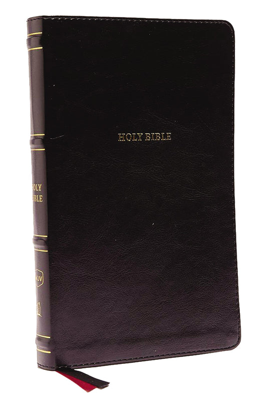 NKJV Thinline Bible (Comfort Print)-Black LeatherSoft Indexed