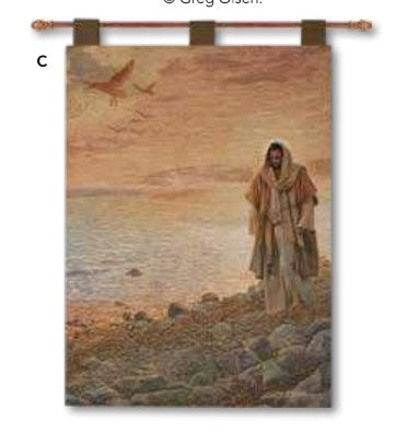 Wall Hanging-In The World But Not Of The World (26" x 36")