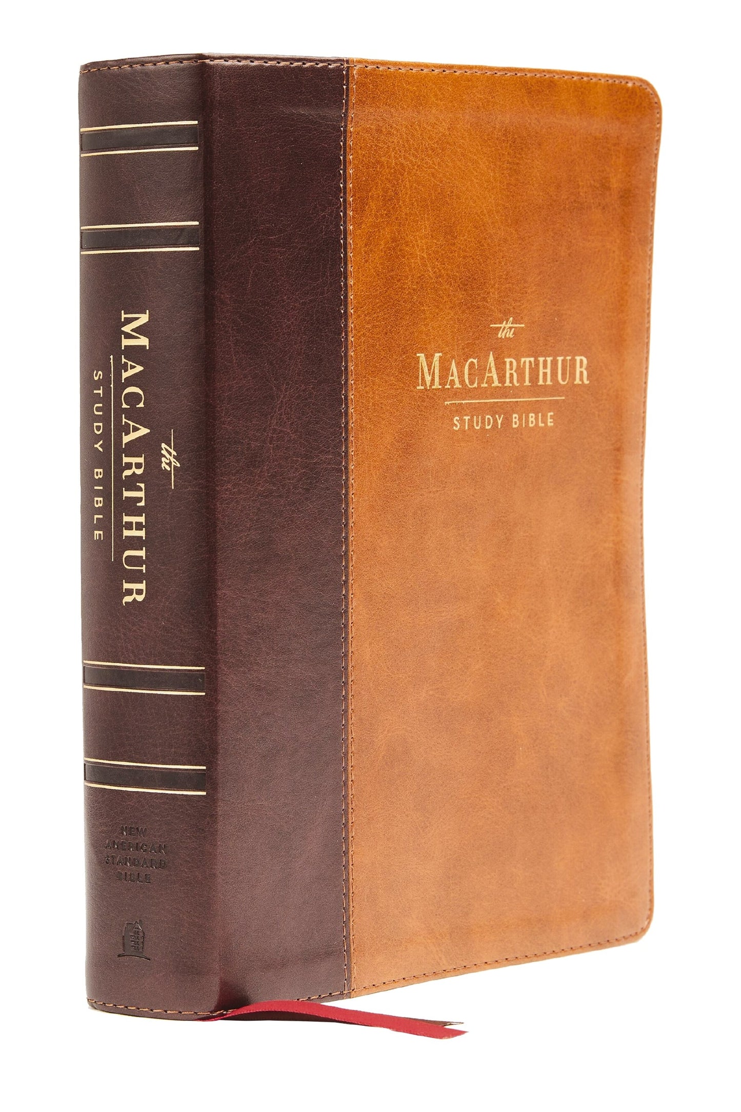 NASB 1995 MacArthur Study Bible (2nd Edition) (Comfort Print)-Mahogany Leathersoft