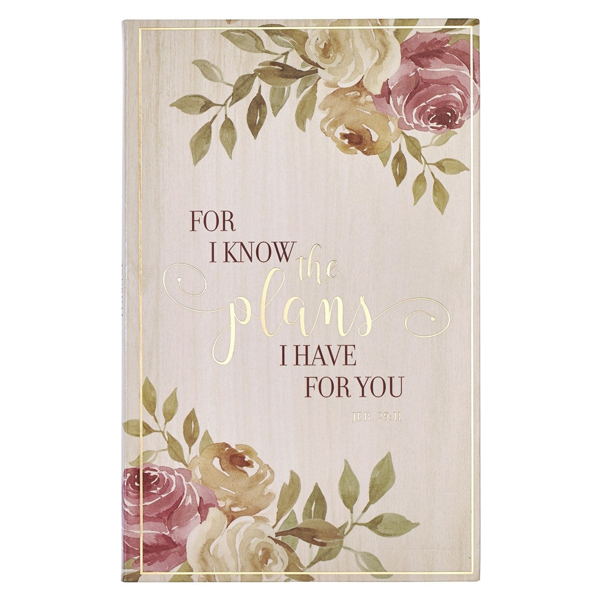 Journal-For I Know The Plans-Floral Flexcover