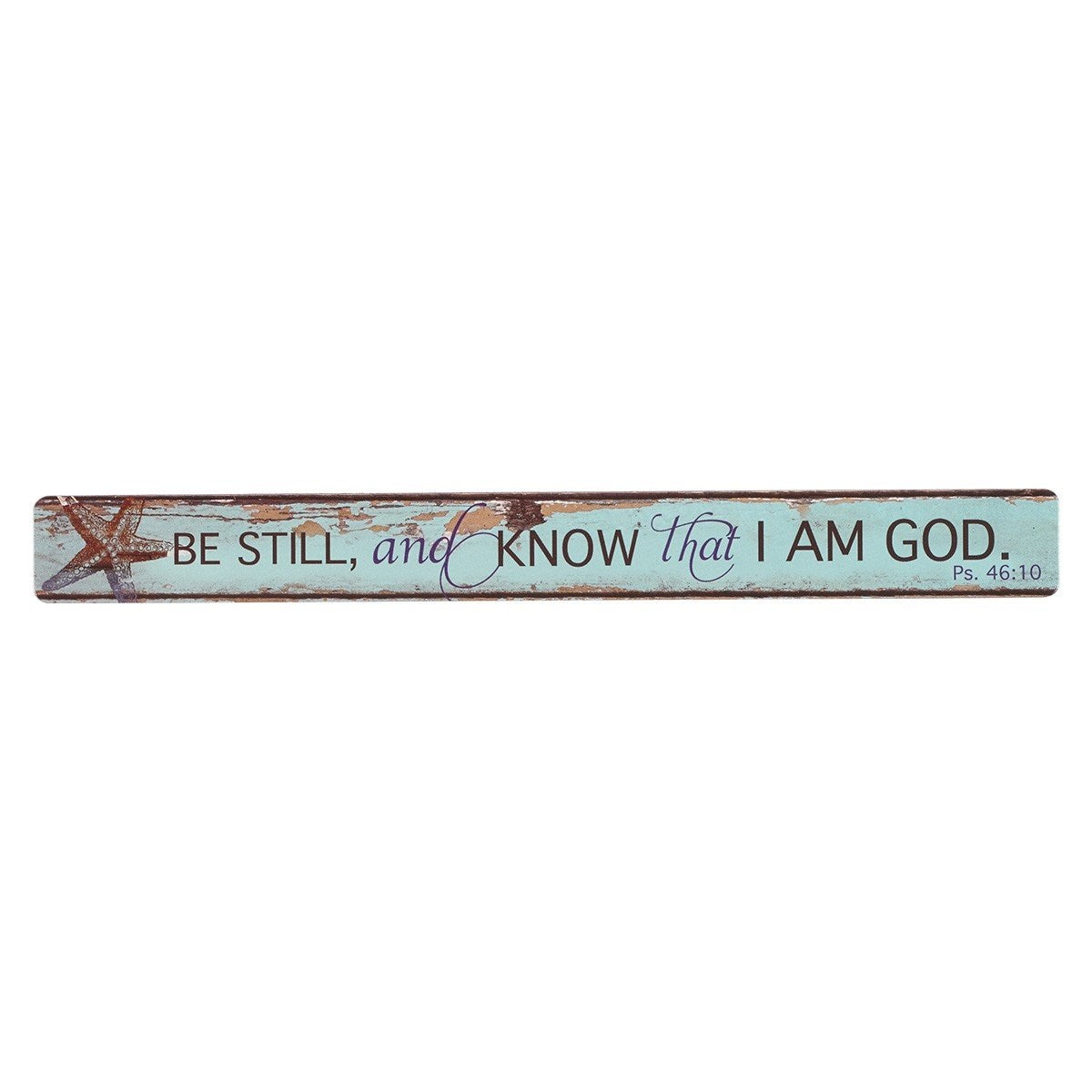 Magnetic Strip-Be Still And Know That I Am God (7 1/2" x 3/4") (Pack Of 6)