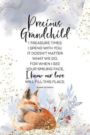 Plaque-Heaven Sent-Precious Grandchild (6 x 9)