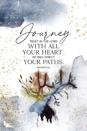 Plaque-Heaven Sent-Journey: Trust In The Lord (6 x 9)