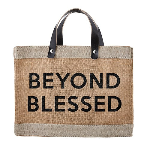 Mini Market Tote-Beyond Blessed (12.5" x 9.5")