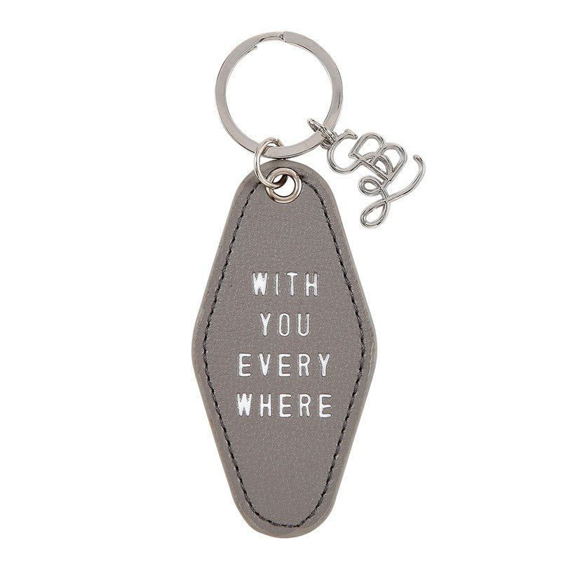 Key Tag-Motel Style-With You Everywhere (1" x 1")