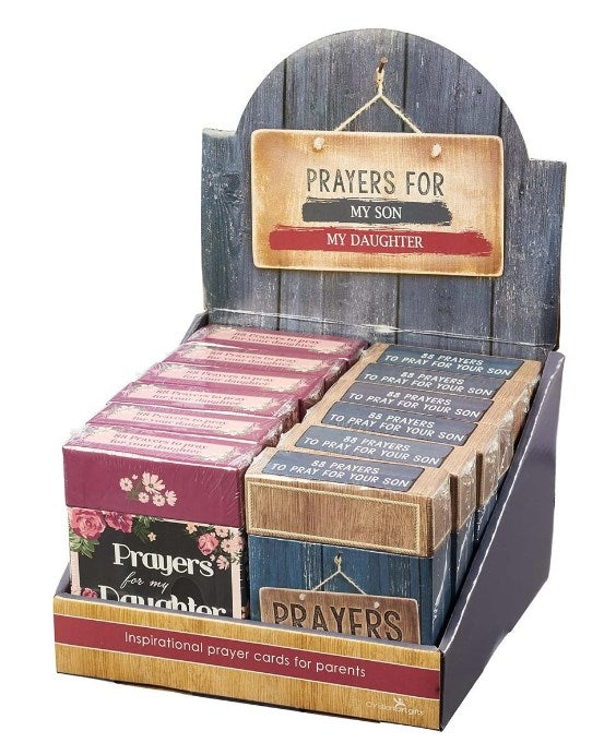 Merchandiser-Prayers For My Son/Daughter (Pack Of 12) (PRODUCT INCLUDED)