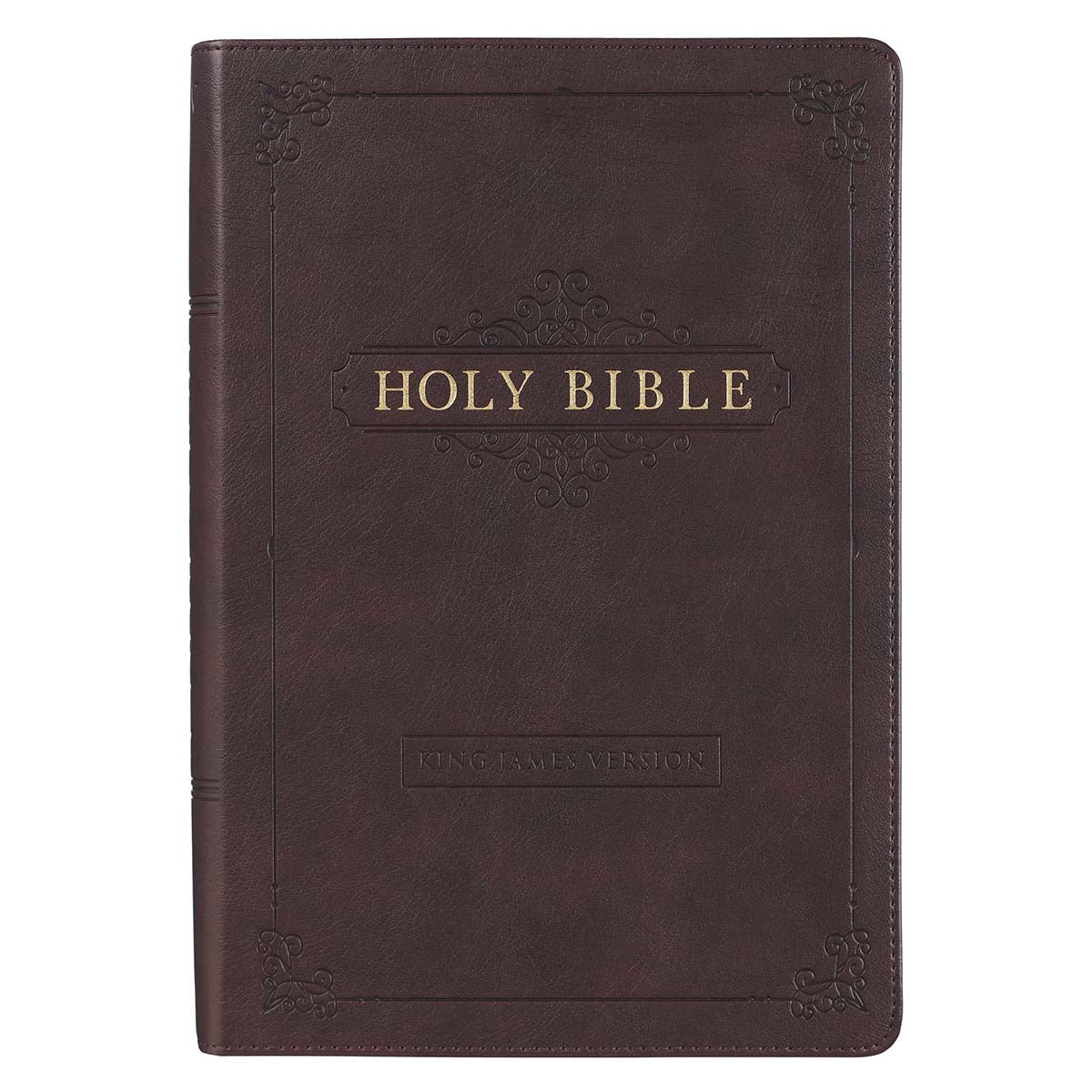 KJV Giant Print Bible (Full-Size)-Black Faux Leather Indexed