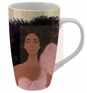 Mug-Latte-Be Strong & Courageous (17 Oz)
