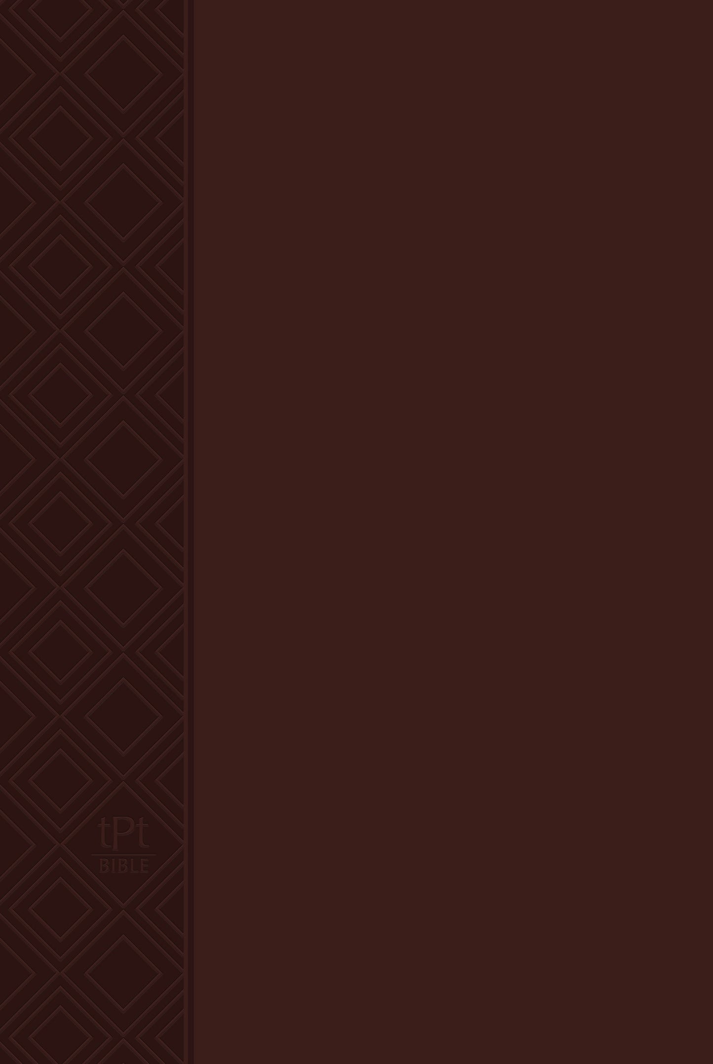 The Passion Translation New Testament w/Psalms Proverbs & Song Of Songs (2020 Edition)-Brown Imitation Leather