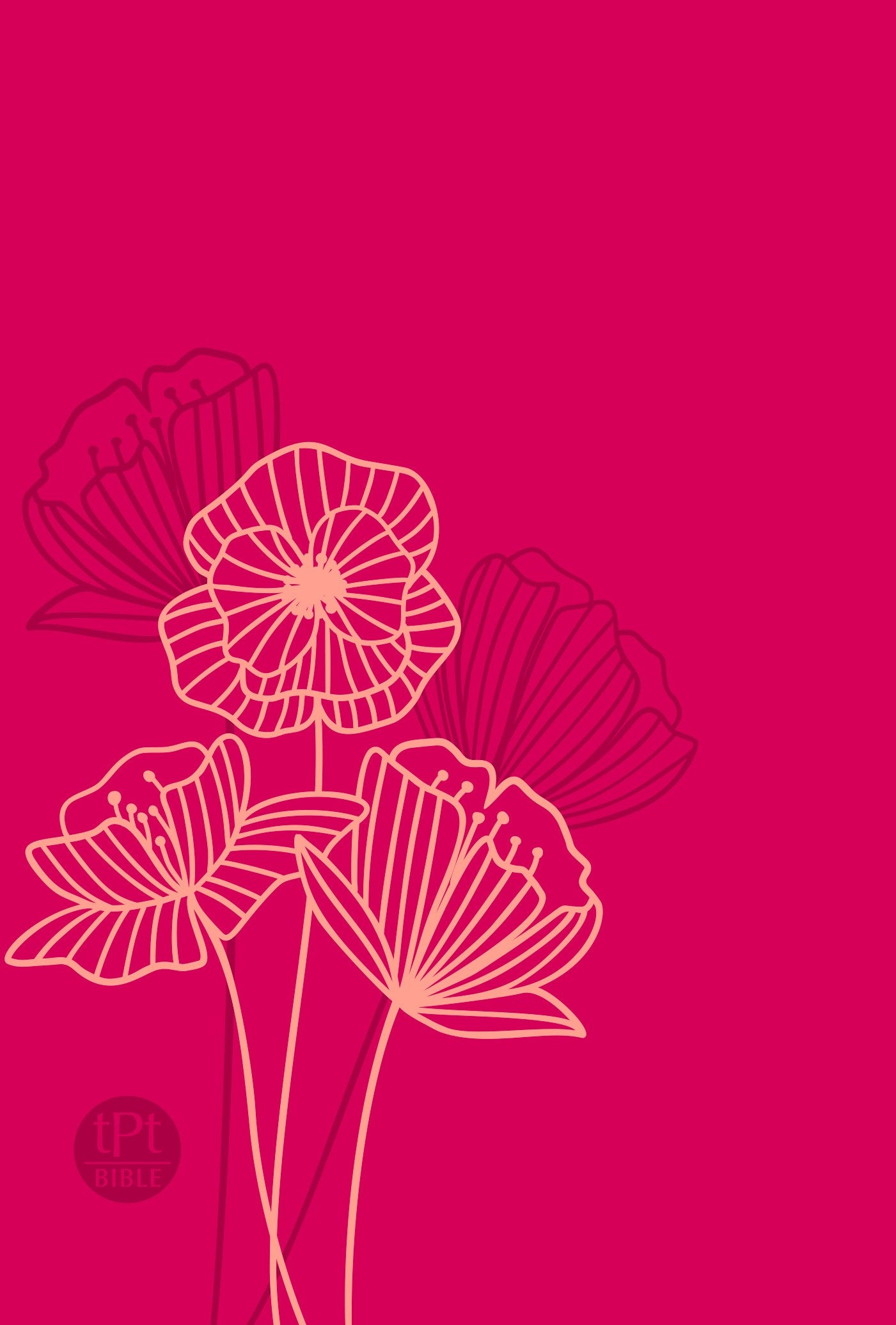 The Passion Translation New Testament w/Psalms Proverbs & Song Of Songs/Compact (2020 Edition)-Fuchsia Imitation