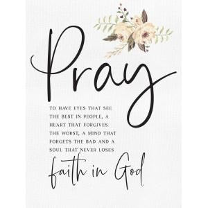 Canvas-Pray (15.75 x 12)