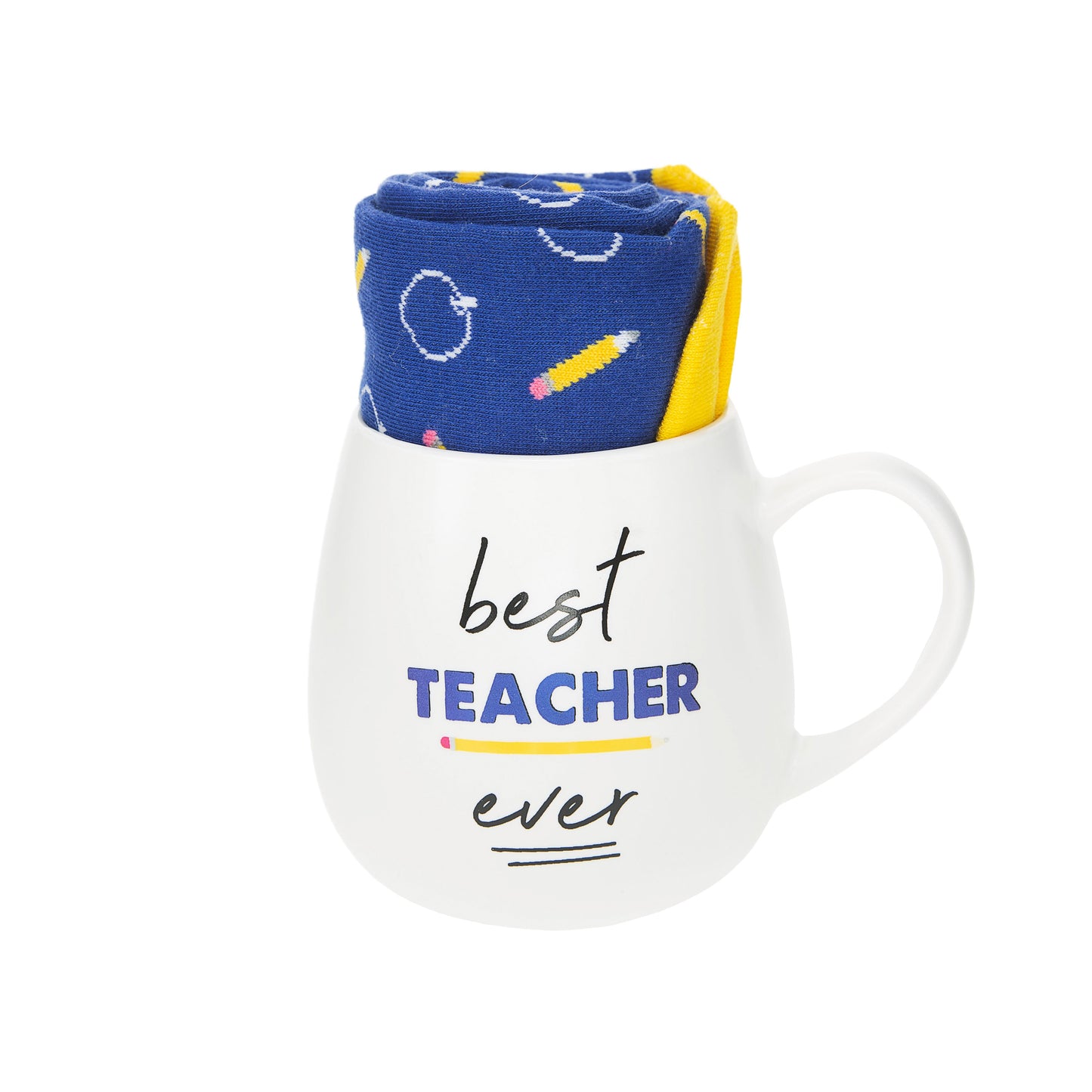 Mug & Sock Set-Best Teacher Ever (15.5 Oz)
