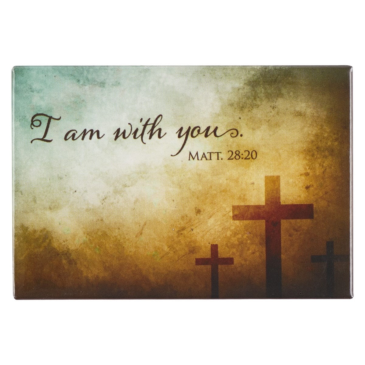 Magnet-I Am With You/Cross (2.1" x 3.1")