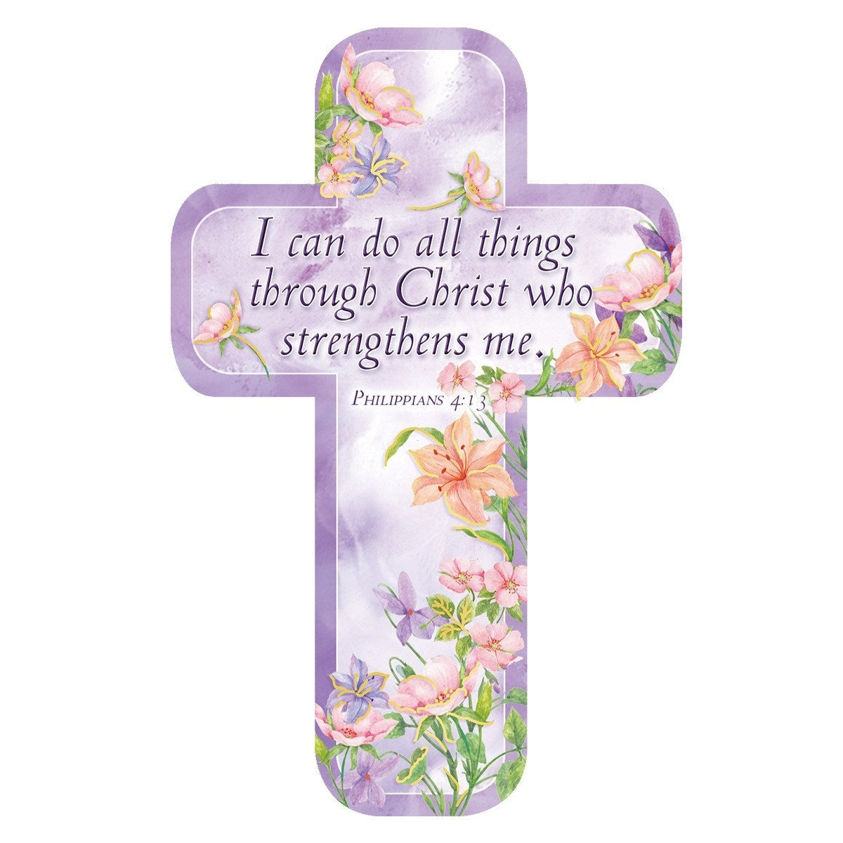 Bookmark-Cross-I Can Do All Things (Pack Of 12)