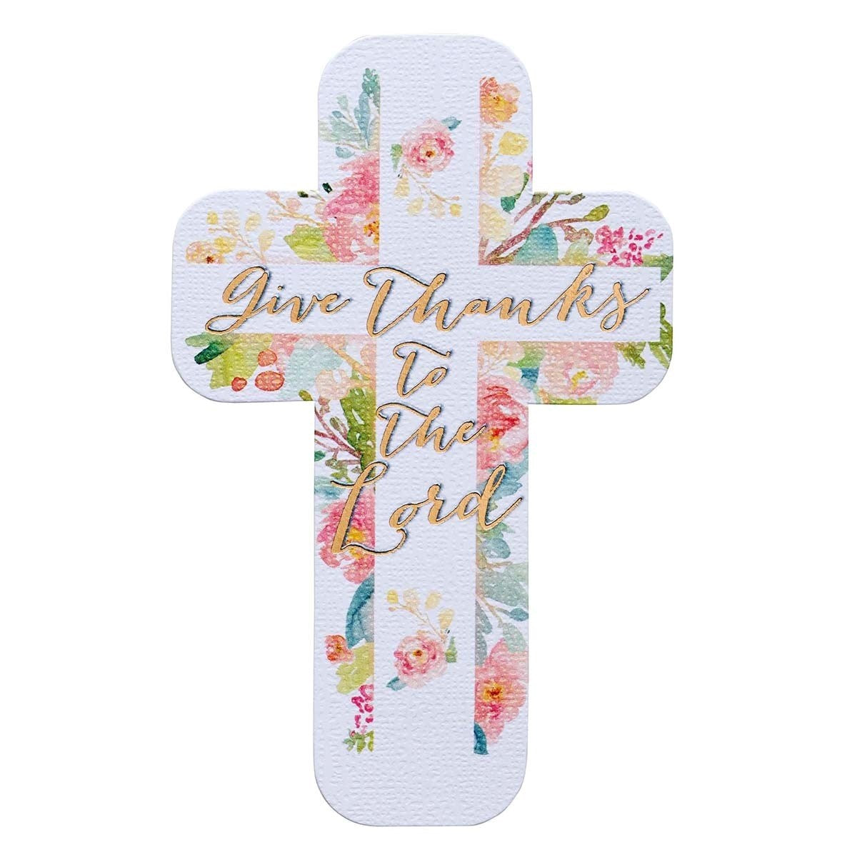 Bookmark-Cross-Give Thanks To The Lord (Pack Of 12)