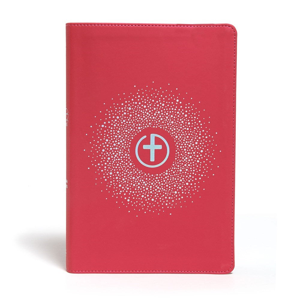CSB One Big Story Bible-Pink LeatherTouch