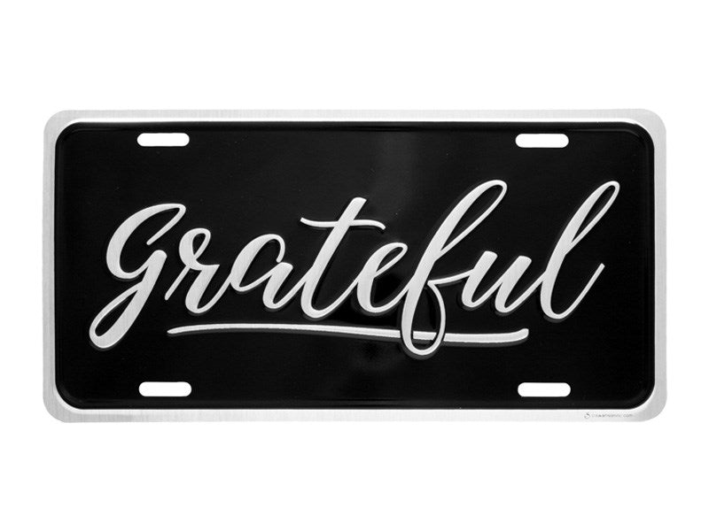Auto Tag-Deluxe-Grateful-Silver/Black