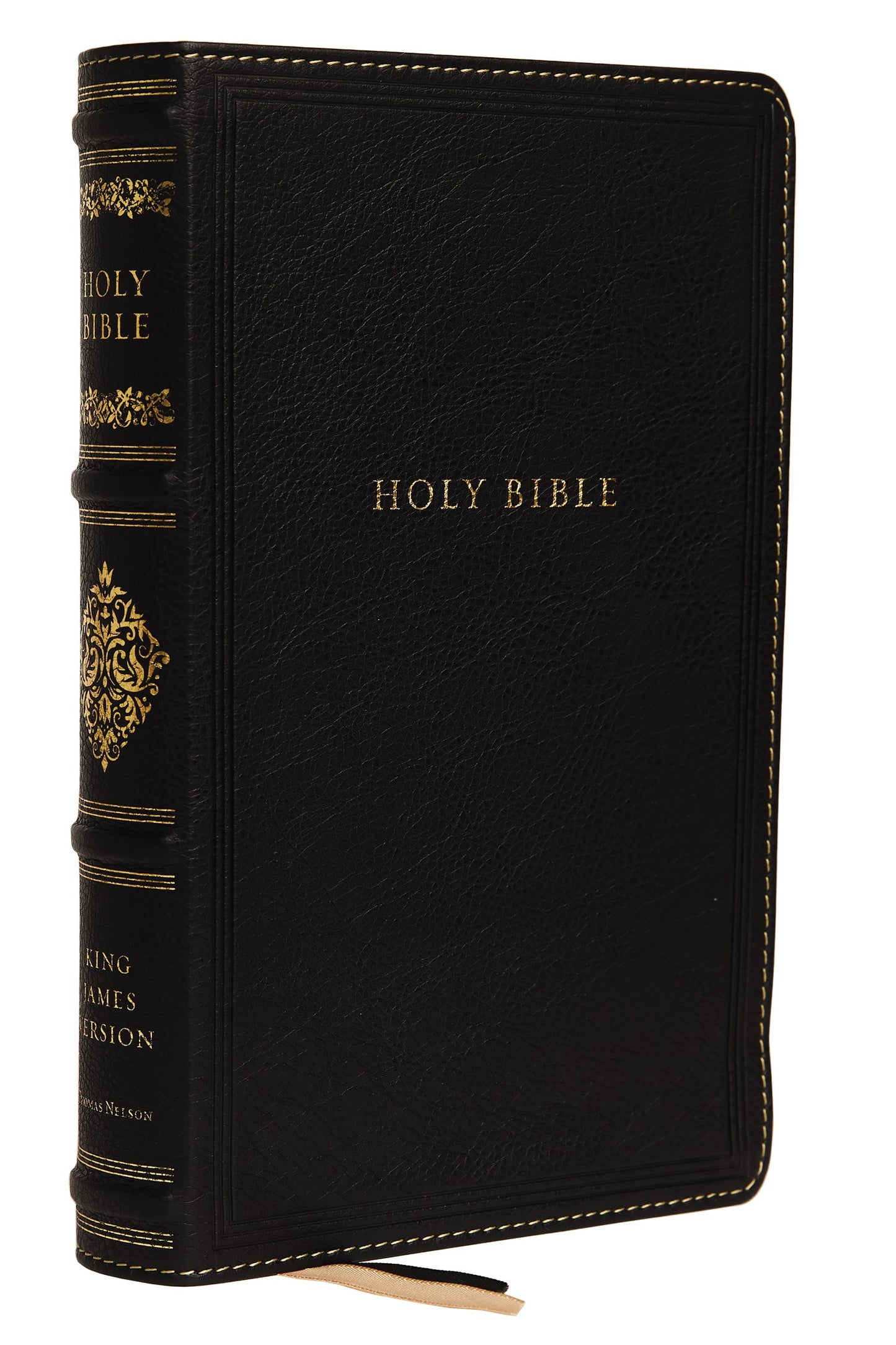 KJV Personal Size Reference Bible Sovereign Collection (Comfort Print)-Black Genuine Leather