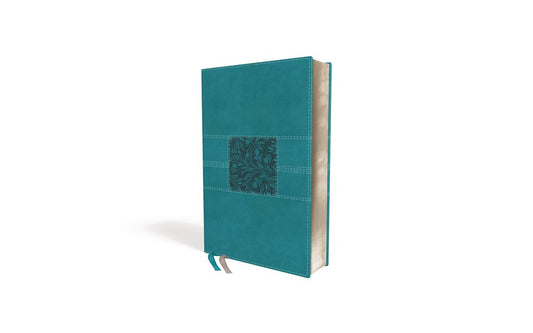 NASB Thinline Bible (Comfort Print)-Teal Leathersoft