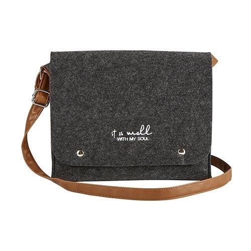 Crossbody Bag-It Is Well-Felt (9.8 x 8.25)