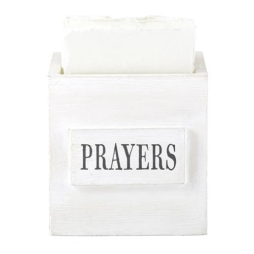 Prayers Nest Box w/85 Sheets Of Paper (4.25" x 4.5" x 4.25")