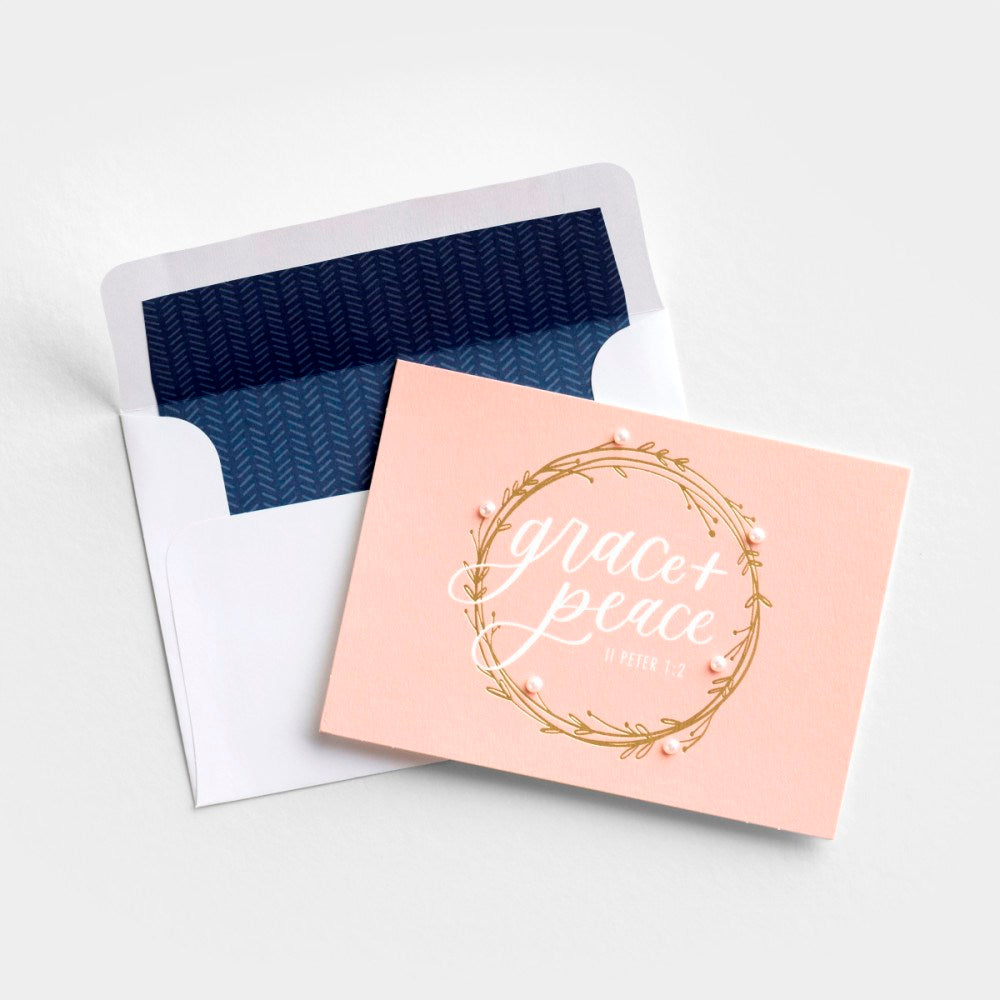 Note Card-Blank-Embellished (Pack Of 8)