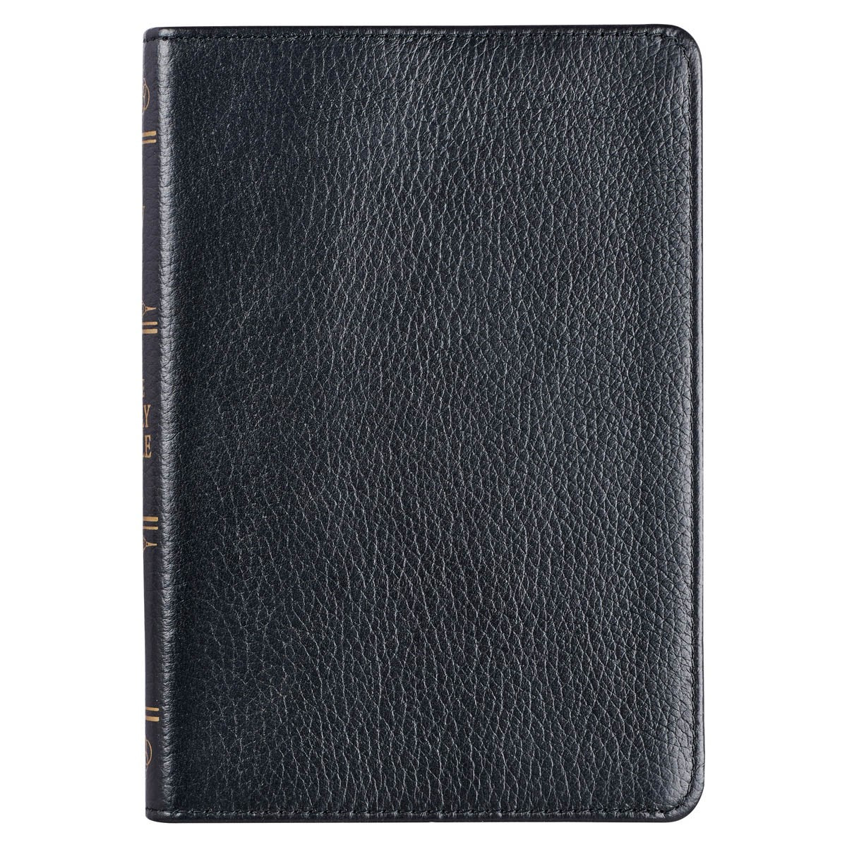 KJV Compact Bible-Black Full Grain Leather