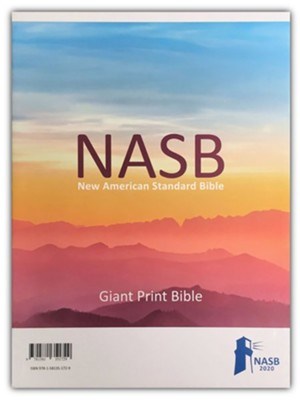 NASB 2020 Giant Print Text Bible-Blue Leathertex Indexed (#3334-I)