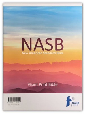 NASB 2020 Giant Print Text Bible-Grey Leathertex Indexed (#3335-I)