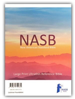 NASB 2020 Large Print Ultrathin Reference Bible-Maroon Leathertex (#3532)