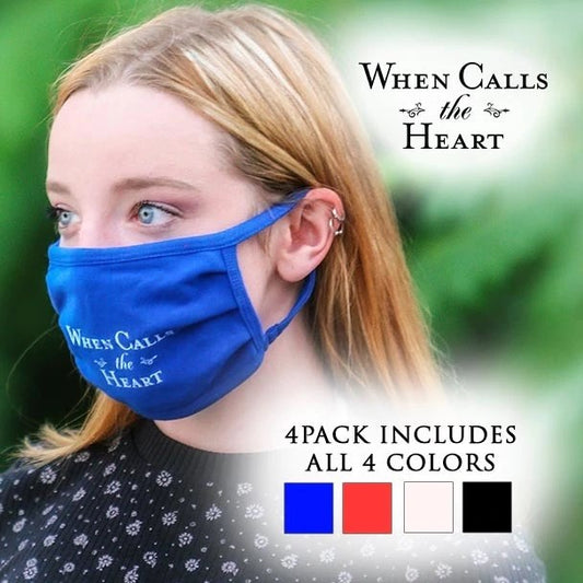 Face Mask-When Calls The Heart (Pack Of 4 Assorted Colors)