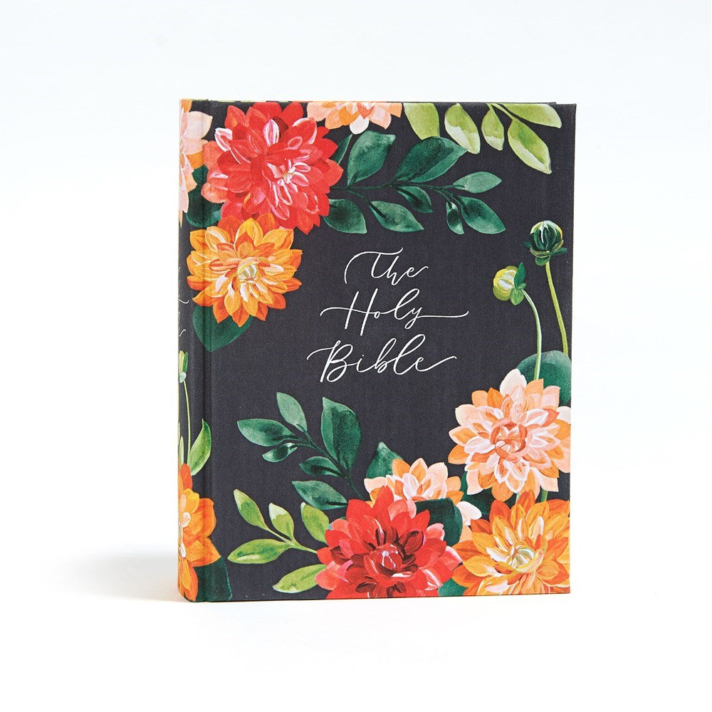CSB Notetaking Bible Hosanna Revival Edition-Dahlias Cloth Over Board