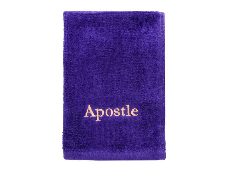 Towel-Apostle-Purple w/Gold Lettering
