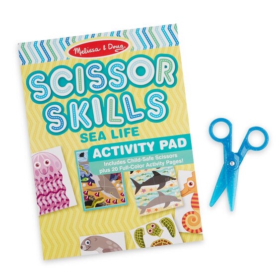 Activity Pad: Sea Life Scissor Skills (Ages 4+)