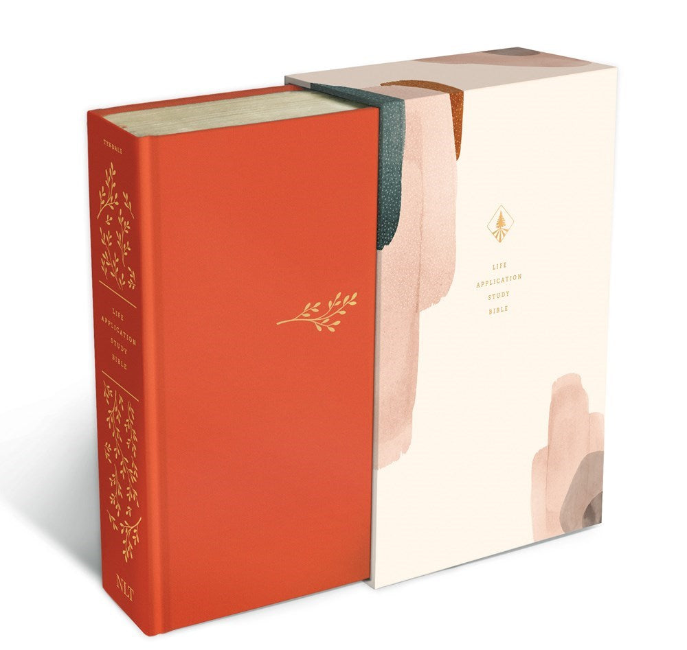 NLT Life Application Study Bible (Third Edition)-RL-Coral Hardcover