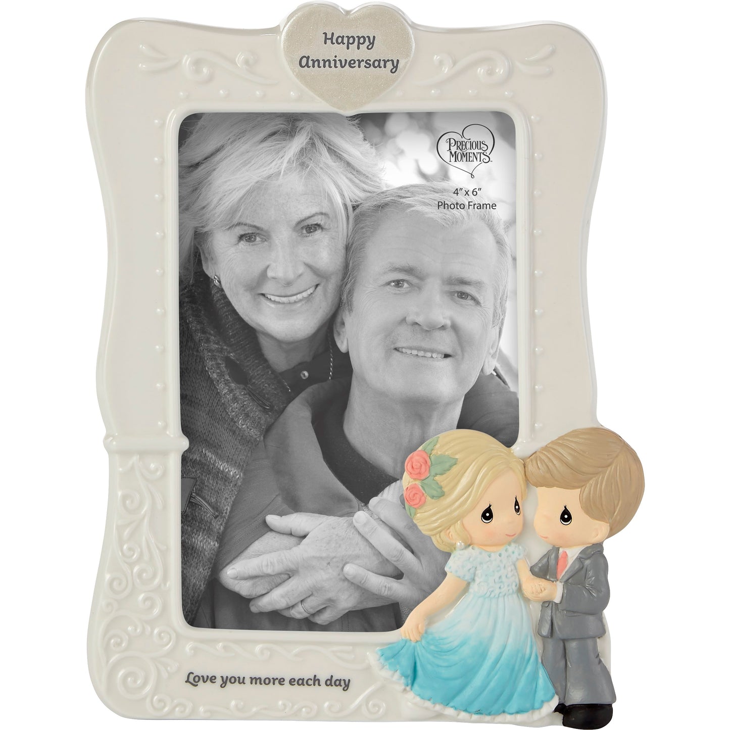 Photo Frame-General Anniversary/Love You More Each Day (Holds 4x6 Photo)