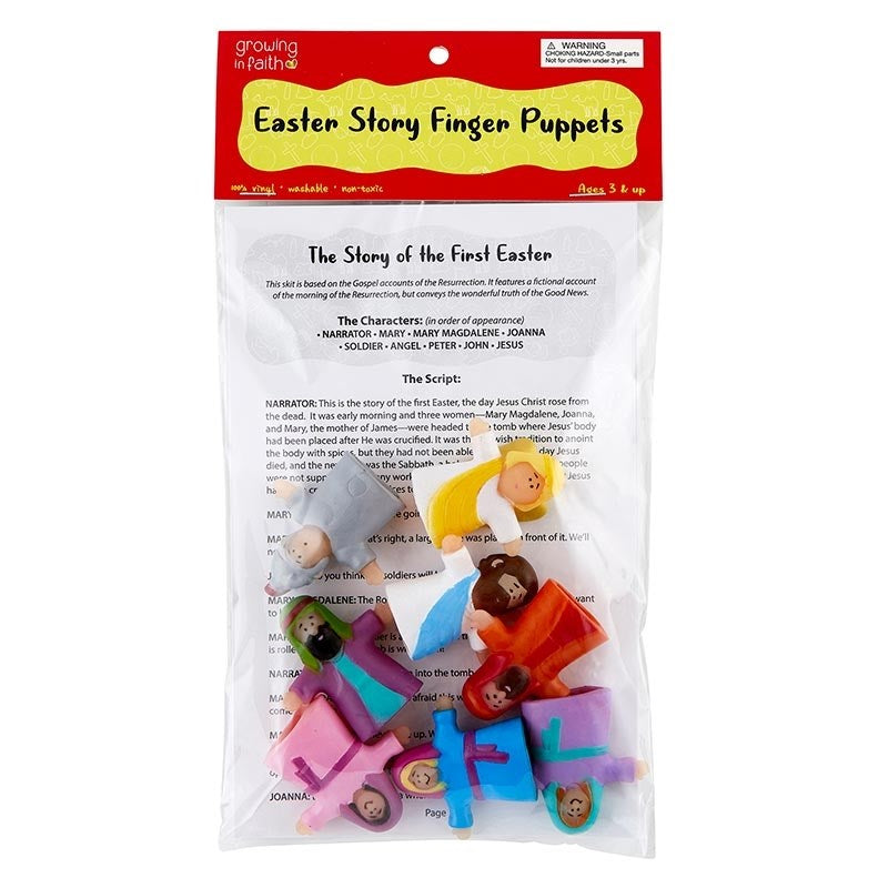 Easter Finger Puppet Kit-Silicone (Set Of 8)