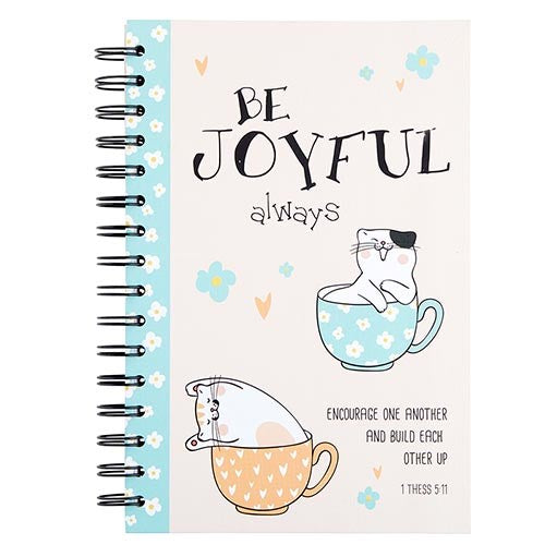 Grid Dot Journal-Be Joyful Always (5.75" x 8.5")
