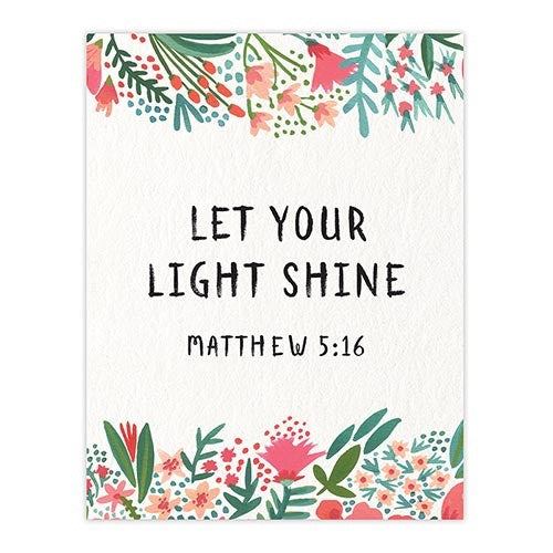 Magnet-Let Your Light Shine (2.625" x 3.375") (Pack Of 6)