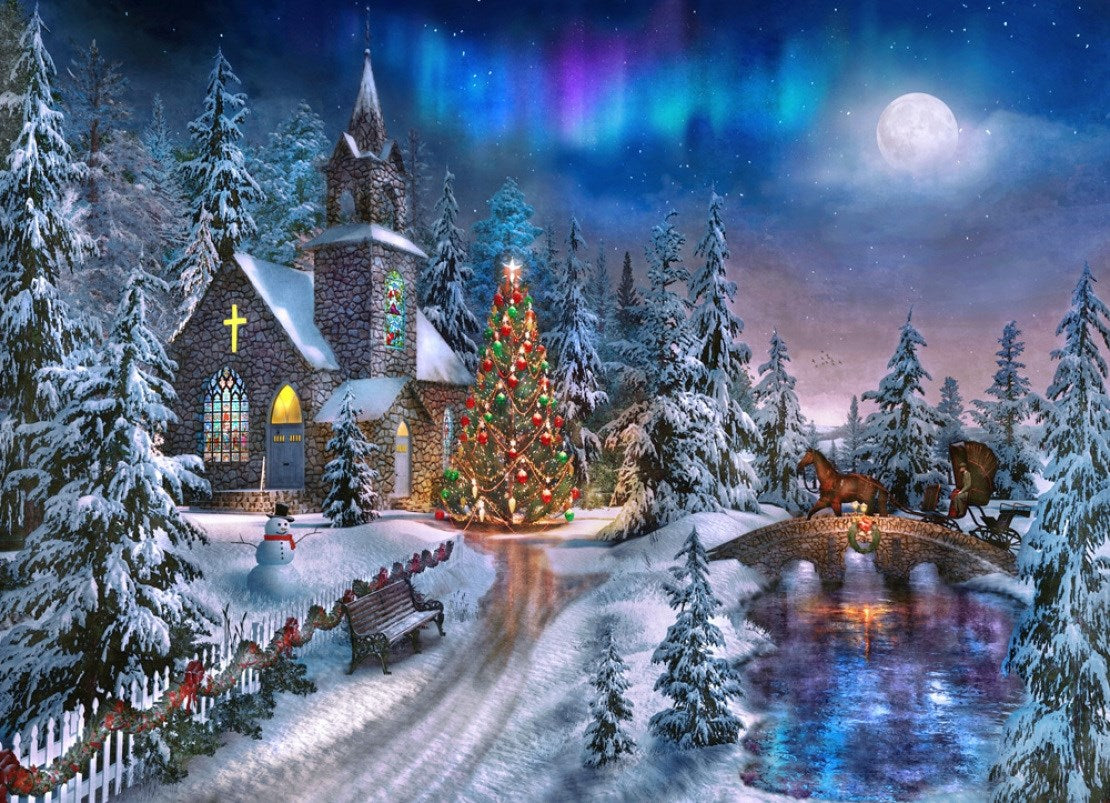 Jigsaw Puzzle-Christmas Night (1000 Pieces)