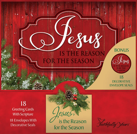 Card-Boxed-Jesus Is The Reason w/Seals (Box Of 18)